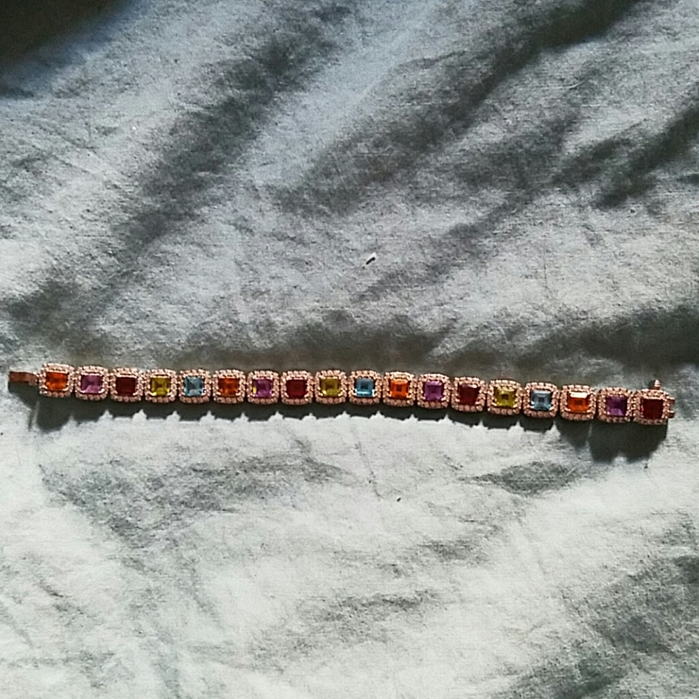 Judith Ripka and Diamonique bracelet